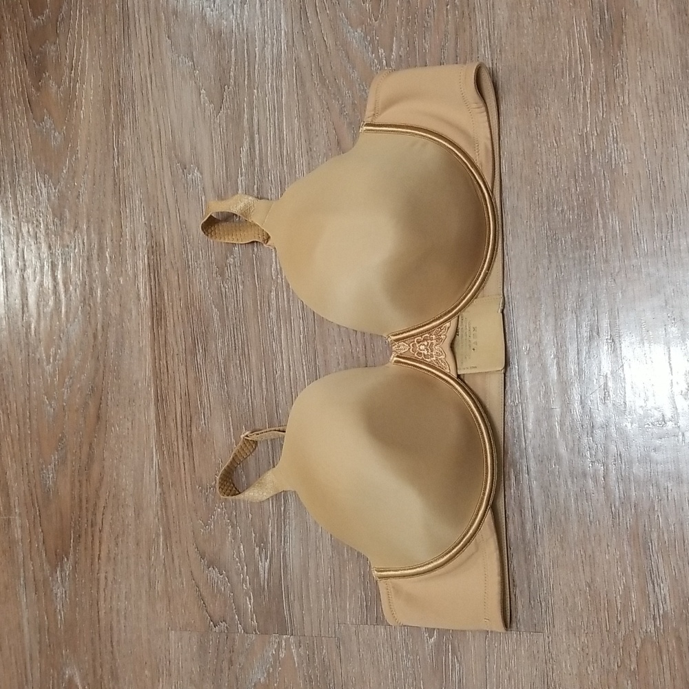 (44C) Vanity Fair Neutral Padded Underwire Support Bra Classic Intimates Comfort